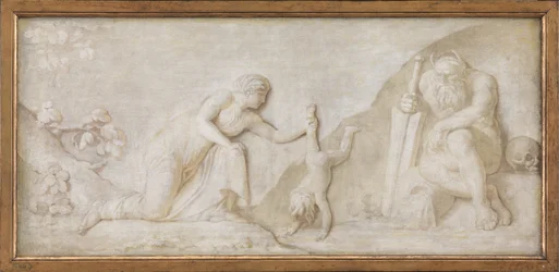 Thetis Immersing her Infant Son Achilles in the River Styx to Make him Invulnerable