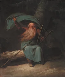 Ossian Singing His Swan Song, 1780-1782