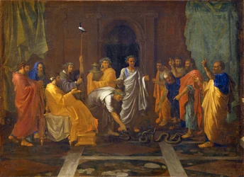 Moses Turning Aaron