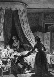 Julie and Saint-Preux, Illustration from 