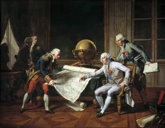 Louis XVI, King of France, Giving Instructions to Jean-Francois Galaup, Count of La Perouse