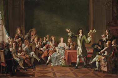 Molière Reading Tartuffe at the Home of Ninon de Lenclos