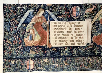 Hanging of the Revelation (1373-1383), Angels Carrying Instruments of the Passion