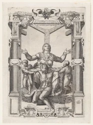 Pietà with Angels in Front of the Cross