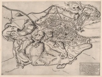 Speculum Romanae Magnificentiae: View of Rome from the East