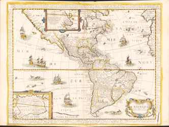 Map of America - Corrected and Enlarged