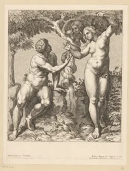 Adam and Eve Tempted by the Serpent