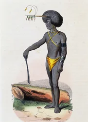 Papuans from Porto Dory (New Guinea)