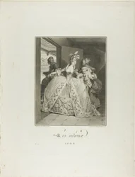 Goodbyes, from Monument du Costume Physique et Moral de la fin du Dix-huitième siècle