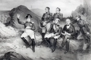 Emperor Napoleon I Dictating His Memoirs to Emmanuel Las Cases on St. Helena