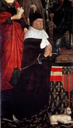 Portrait of King René of Anjou (1409-1480), also called René I of Naples or René of Sicily. Painting by Nicolas Froment (1461-1483), 1475. Musée Granet, Aix-en-Provence