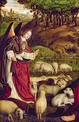 The Triptych of Moses and the Burning Bush, c. 1476 (detail of 173010)