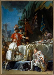 The death of Bernard du Guesclin before Chateauneuf de Randon