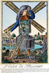 Habit de Meunier - engraving by Nicolas Larmessin