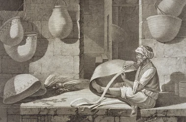 The Basket Maker, from Volume II Arts and Trades of 