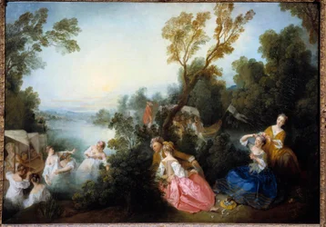 Painting by Nicolas Lancret (1690-1743)