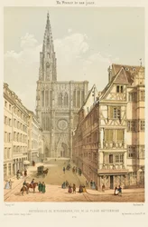 The Rue Mercière and West Front of Strasbourg Cathedral