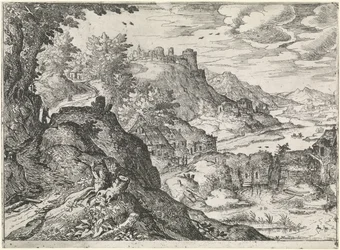 Mountain Landscape with a Watermill