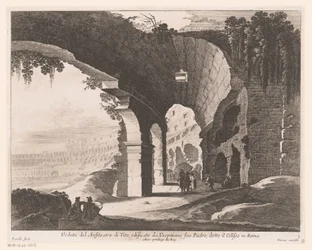 View of the Interior of the Colosseum