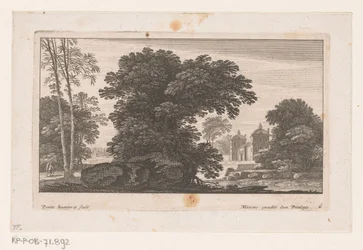 Landscape with Trees and Mansion (Landscapes)