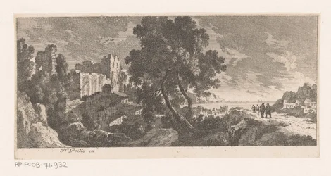 Landscape with Ruin by the Sea