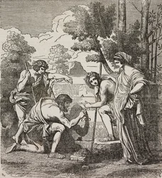 Shepherds of Arcadia (after Nicolas Poussin)