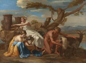 The Infant Jupiter Nurtured by the Goat Amalthea