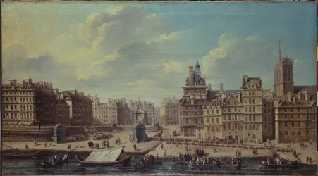 Fête given at the Place de Grève on the occasion of the birth of Princess Marie-Thérèse, daughter of the Dauphin, in July 1746