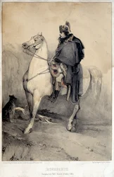Equestrian Portrait of Napoleon I Bonaparte, Chief General of the Army of Italy