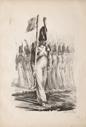 Military Costumes: Carabiniers Sergeant, General Guide, 1817-1818