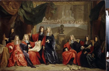 Provost and Municipal Magistrates of Paris Discussing the Celebration of Louis XIV