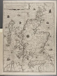 Map, from The Navigation of King James V, Round Scotland, the Orkney Isles, and the Hebrides or Western Isles: Under the Conduct of That Excellent Pilot Alexander Lindsay