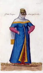 Turkish woman with Niquab