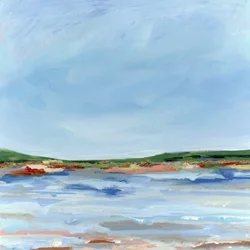 Abstract Coastal Serenity