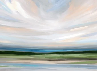 Tranquil Abstract Landscape