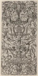 Ornament Panel with a Birdcage