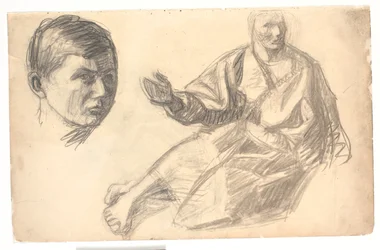 The Figure of Christ and a Head