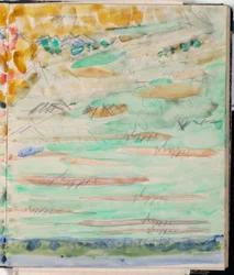 Landscape Study. Color Indications