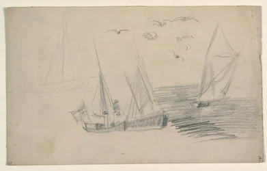 Sketches of Fishing Boats