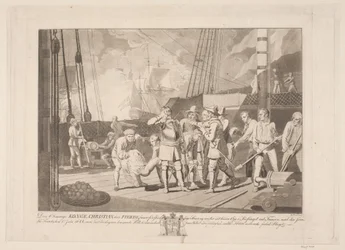 Christian IV in the Battle of Femern, 1644