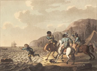 Tordenskjold Escapes the Swedish Dragoons