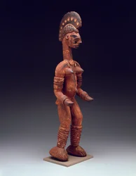 Standing female figure, late 19th to 20th century