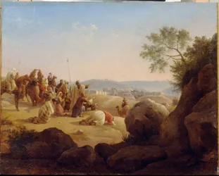 The Pilgrims Before Jerusalem