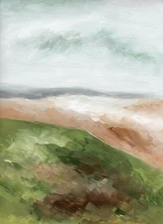 Abstract Coastal Landscape