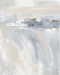 Abstract Grey Gold Horizon