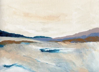 Abstract Mountain Serenity