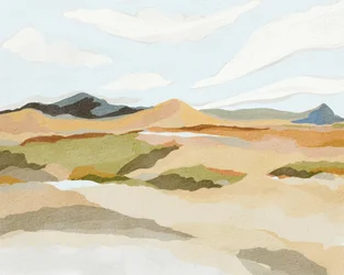 Abstract Mountain Valley
