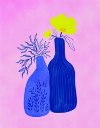 Colorful Floral Vases