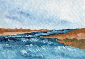 Flowing River Landscape