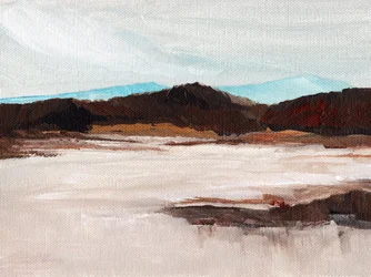 Muted Mountain Landscape